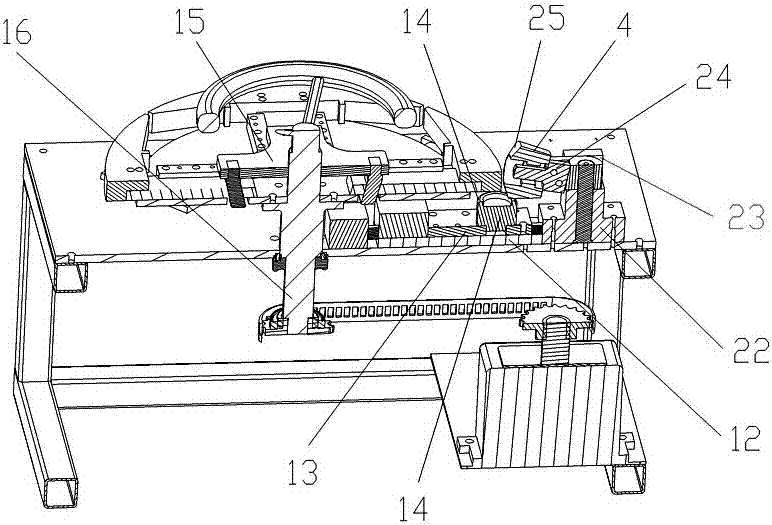 Wind guiding cylinder flanging machine