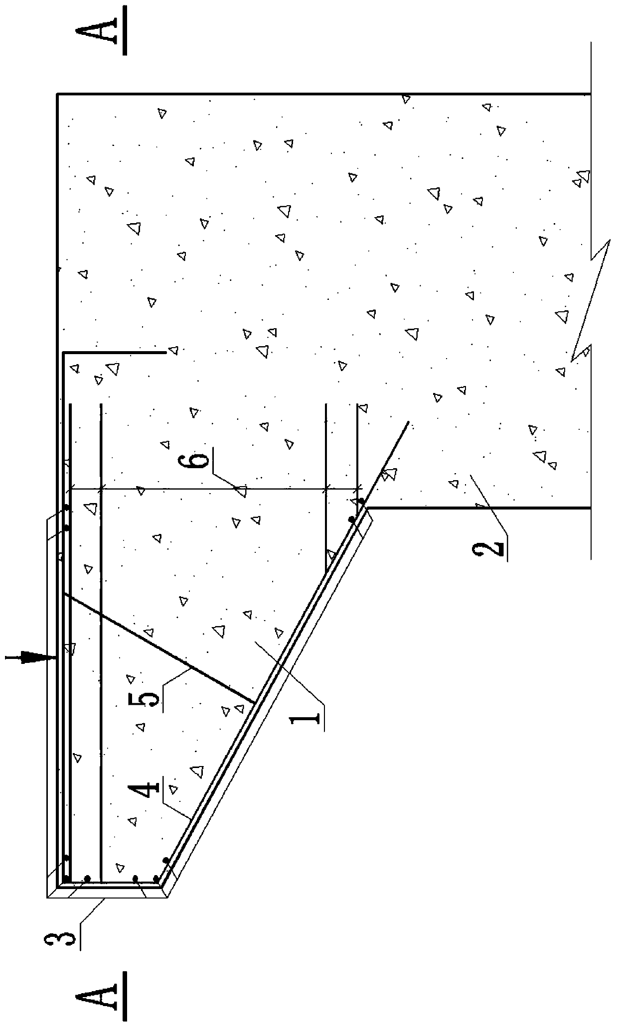 Large-size bracket reinforced structure