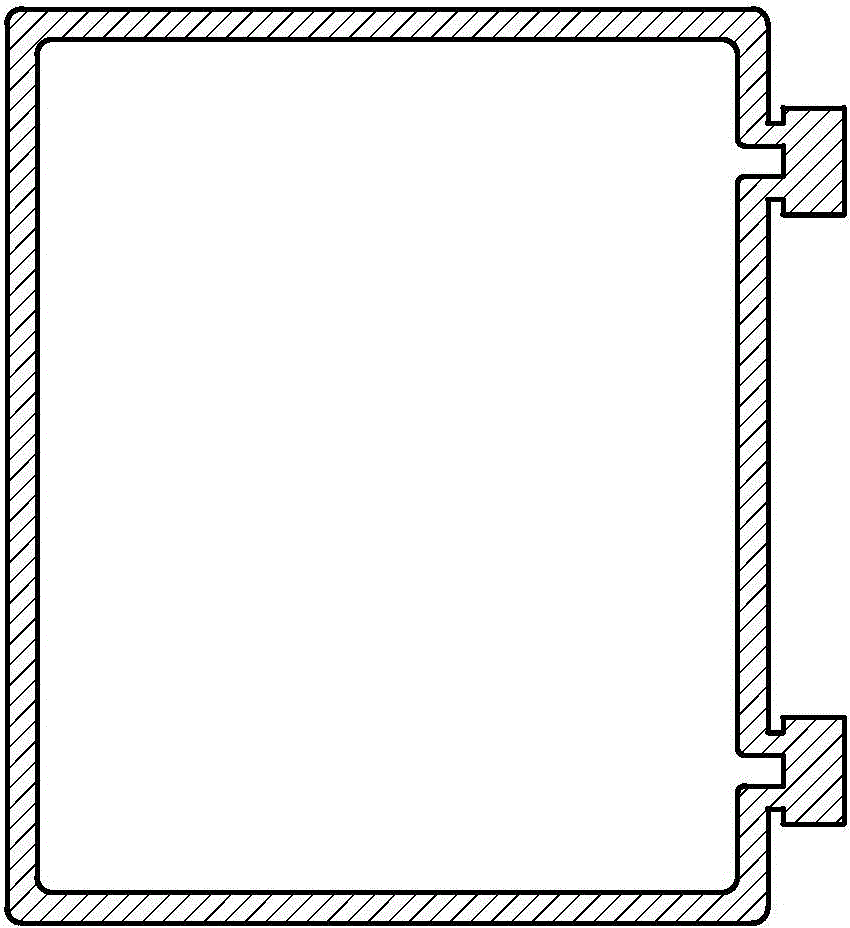 Light-weight machine tool transverse beam with reinforced arched rib plate