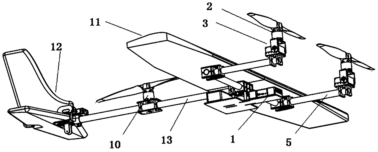 Vertical take-off and landing fixed-wing UAV