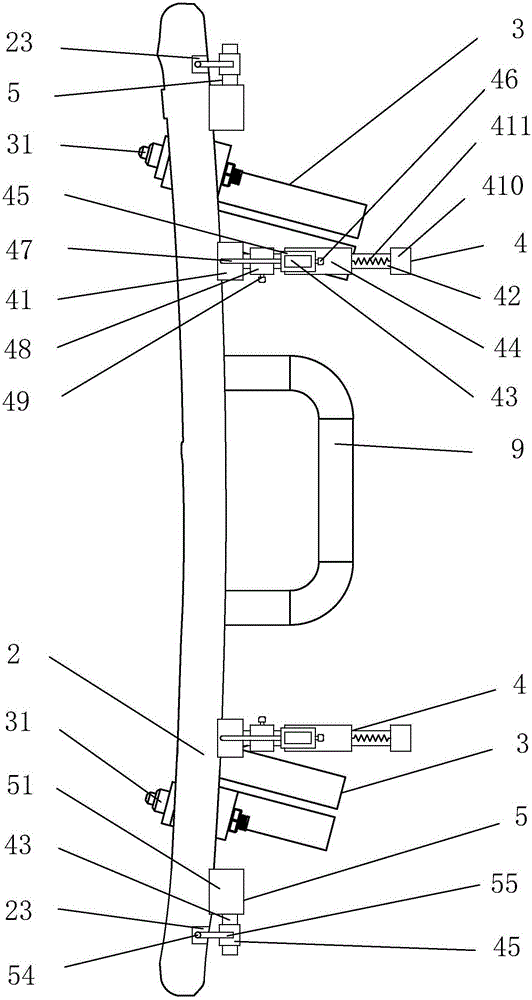 Checking tool and testing method for rear door and window step gap of body-in-white