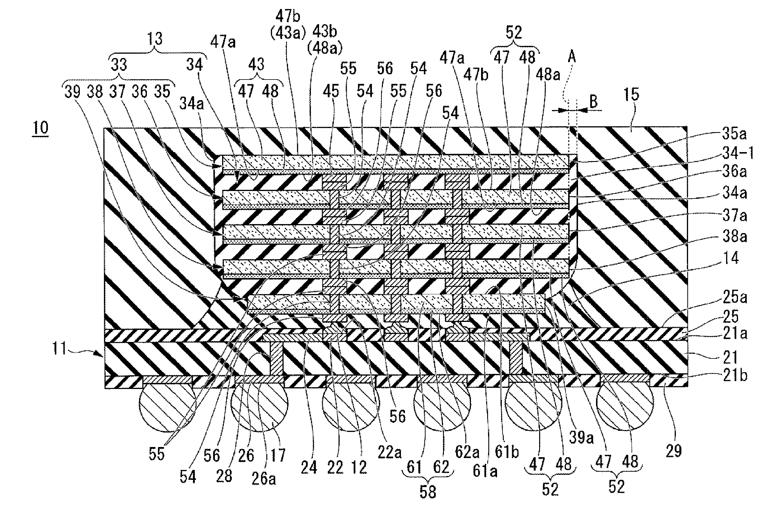 Method of manufacturing semiconductor device having plural semiconductor chips stacked one another