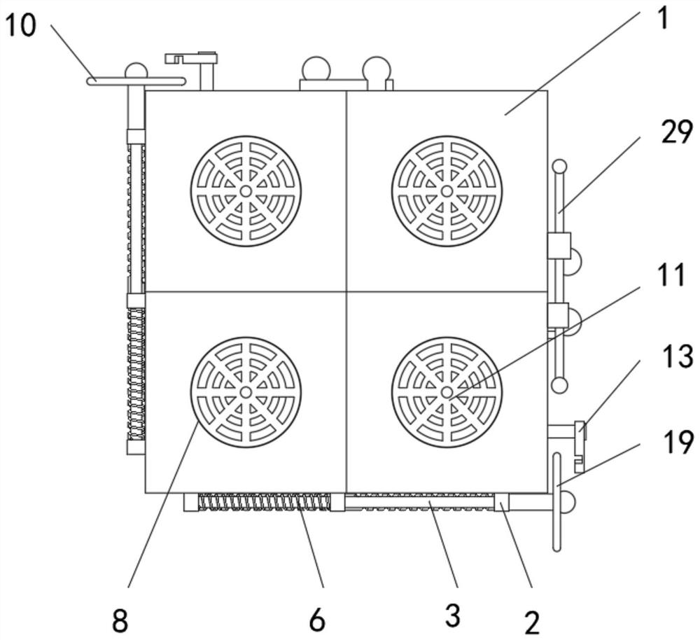 New energy automobile battery pack protection device