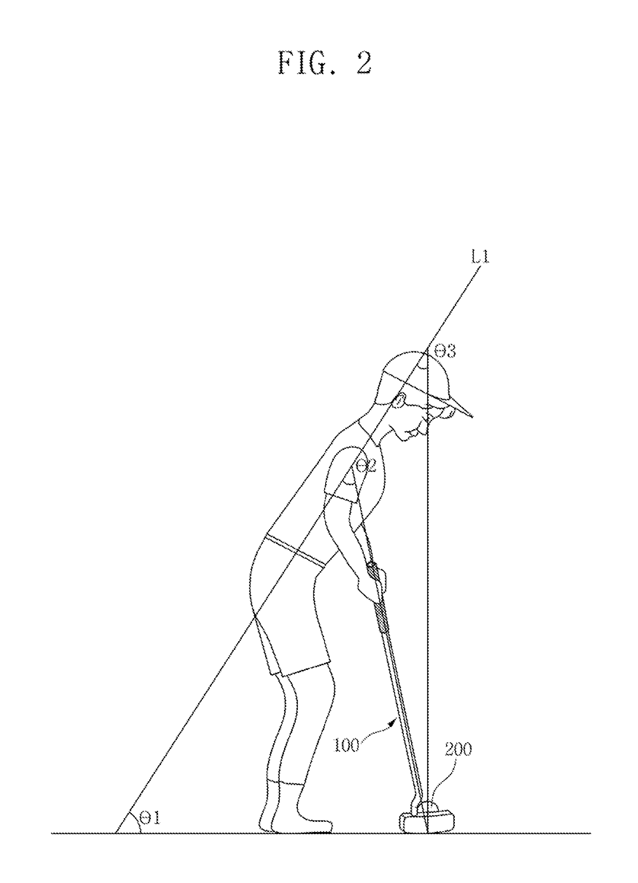 Side swing putter