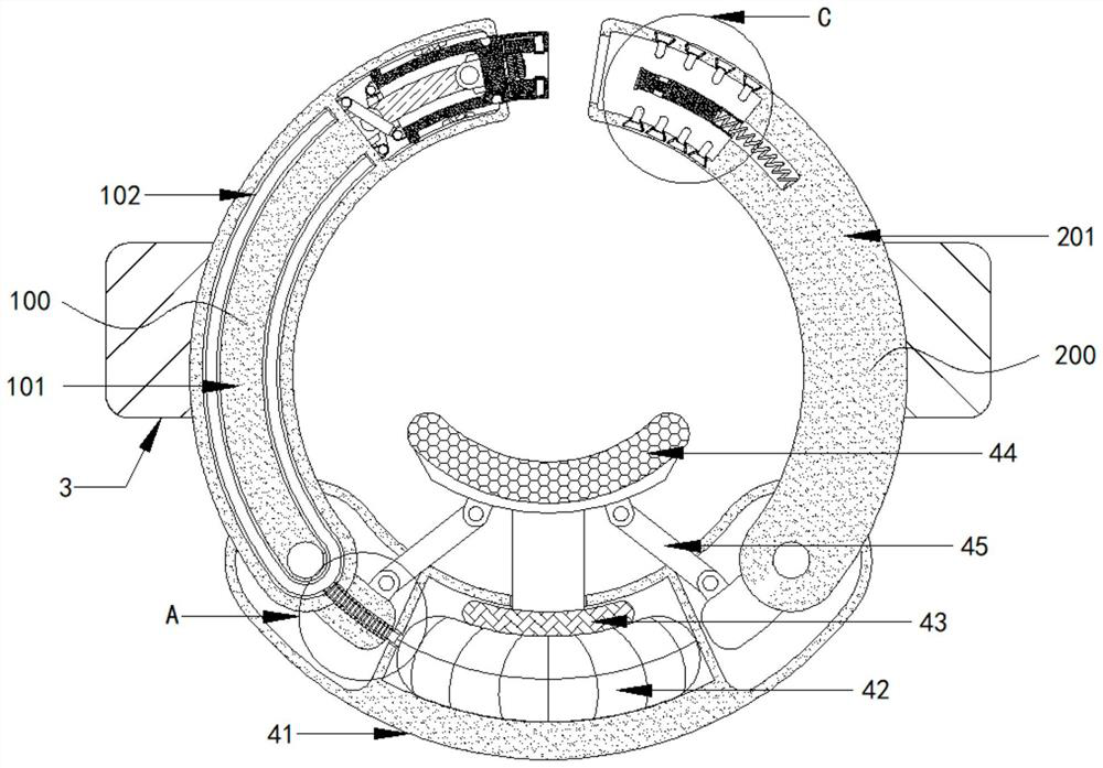 Hand fixing device for arm fracture recovery