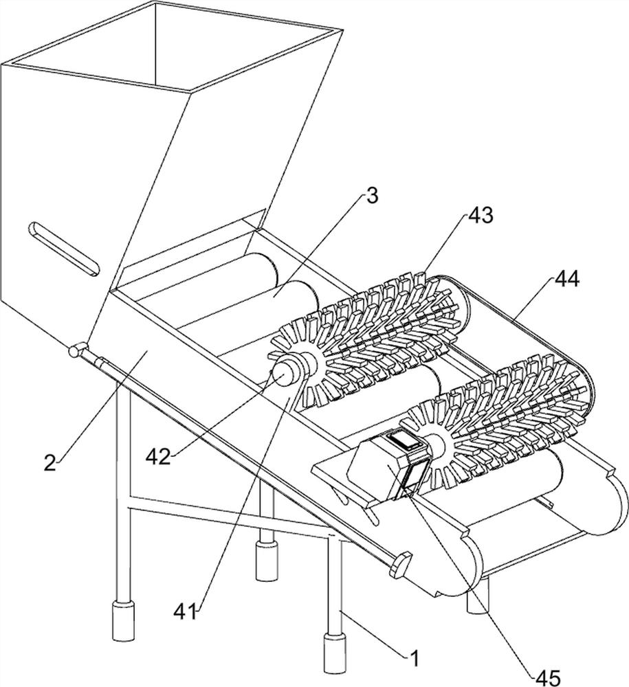 Sugarcane peel cleaning device