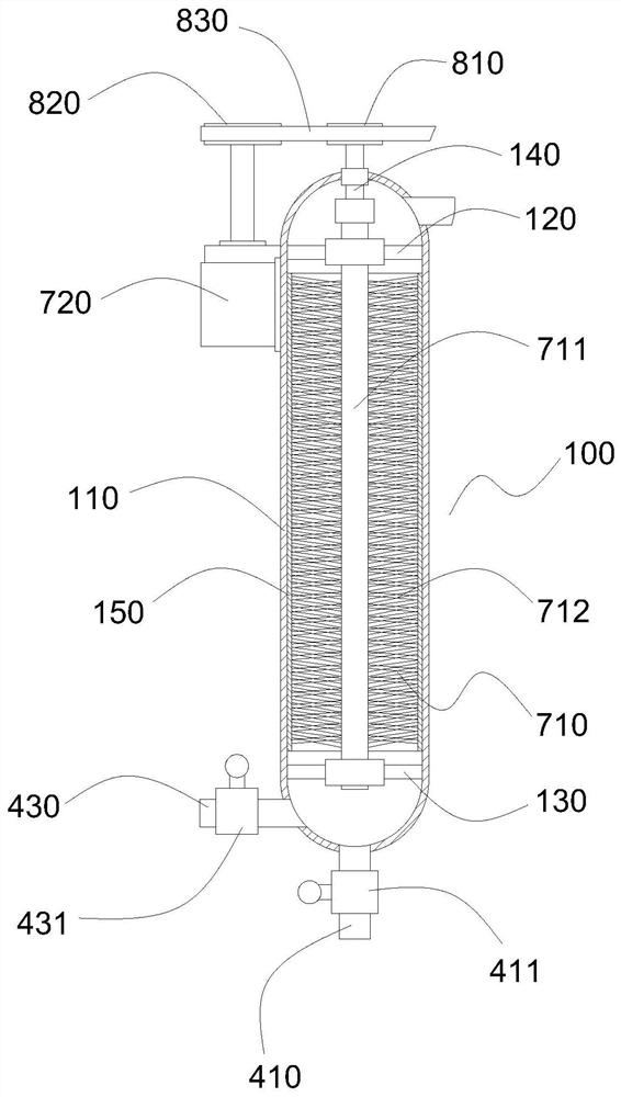 An easy-to-clean waste gas and fume treatment equipment for copper furnaces