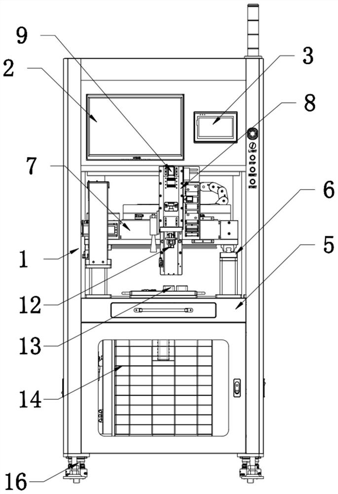 Industrial vision intermediate practical training equipment