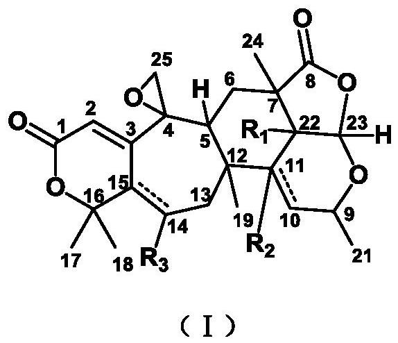 A kind of mixed-source terpenoid compound with hepatoprotective effect and use thereof