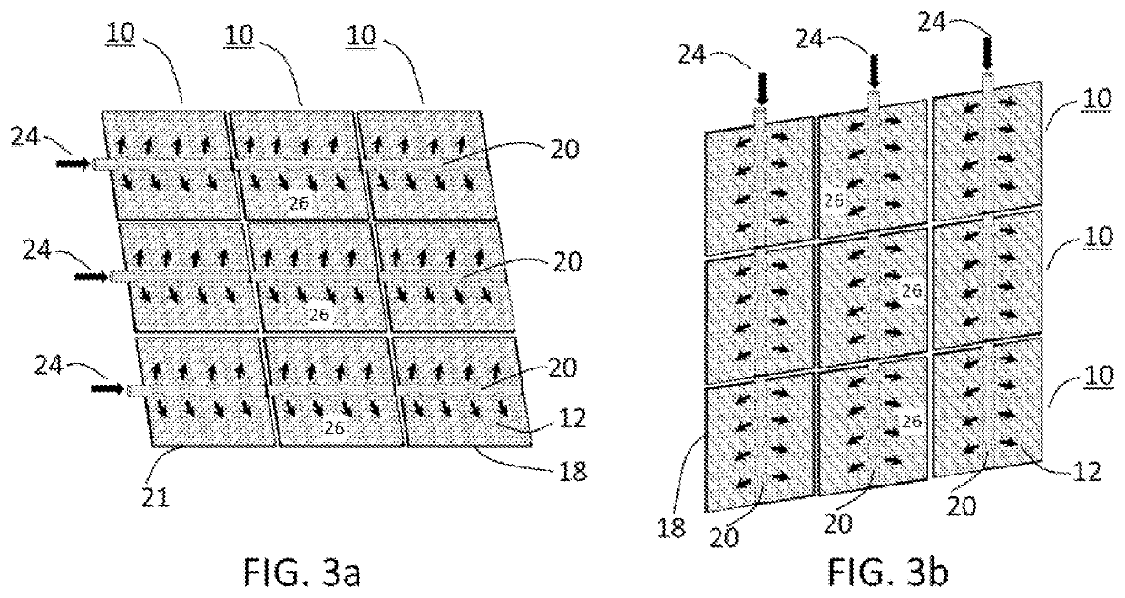 In-situ barrier device with internal injection conduit