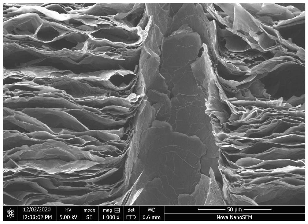 Graphene composite foam film and preparation method thereof