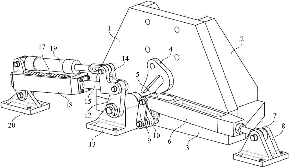 Up-lock reliability test device capable of realizing lock ring horizontal position adjustment