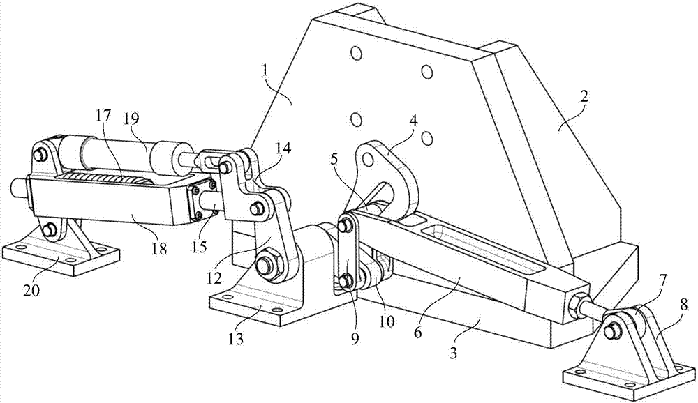 Up-lock reliability test device capable of realizing lock ring horizontal position adjustment