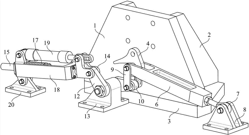 Up-lock reliability test device capable of realizing lock ring horizontal position adjustment