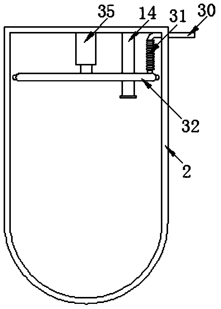 Hepatobiliary surgery nursing device with drainage function