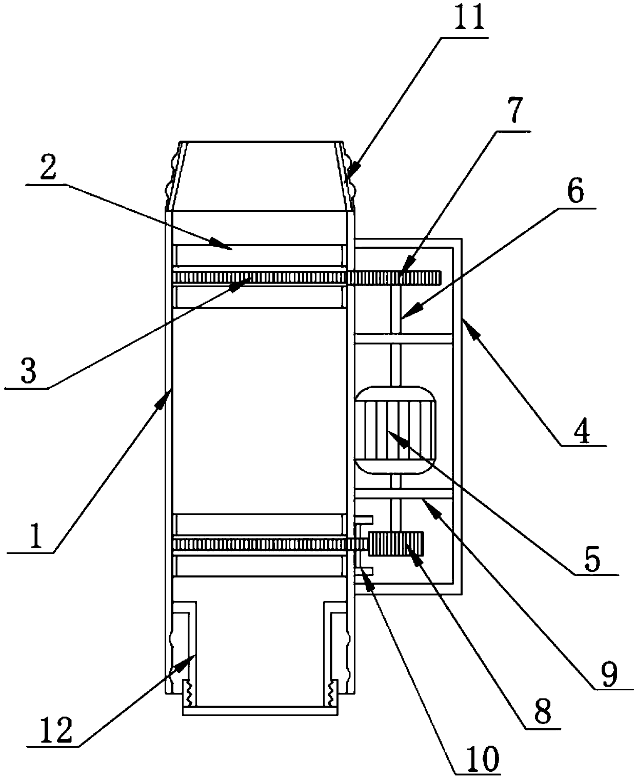 Reverse double-turbine high-pressure axial flow pump