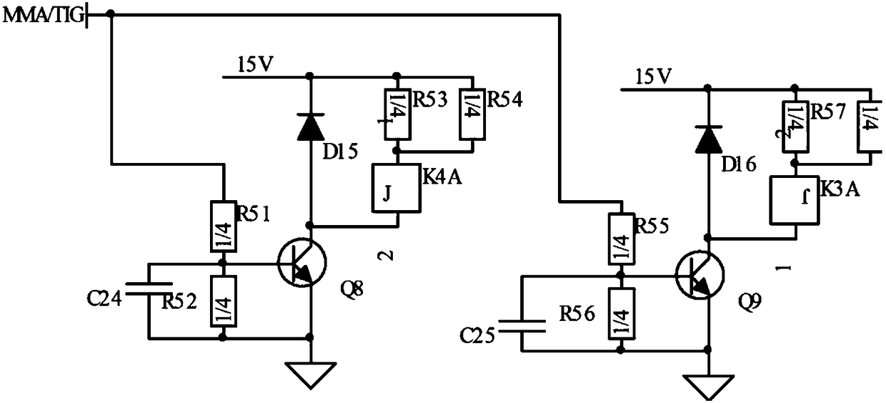 High voltage arc ignition circuit of wide voltage input argon arc welding machine