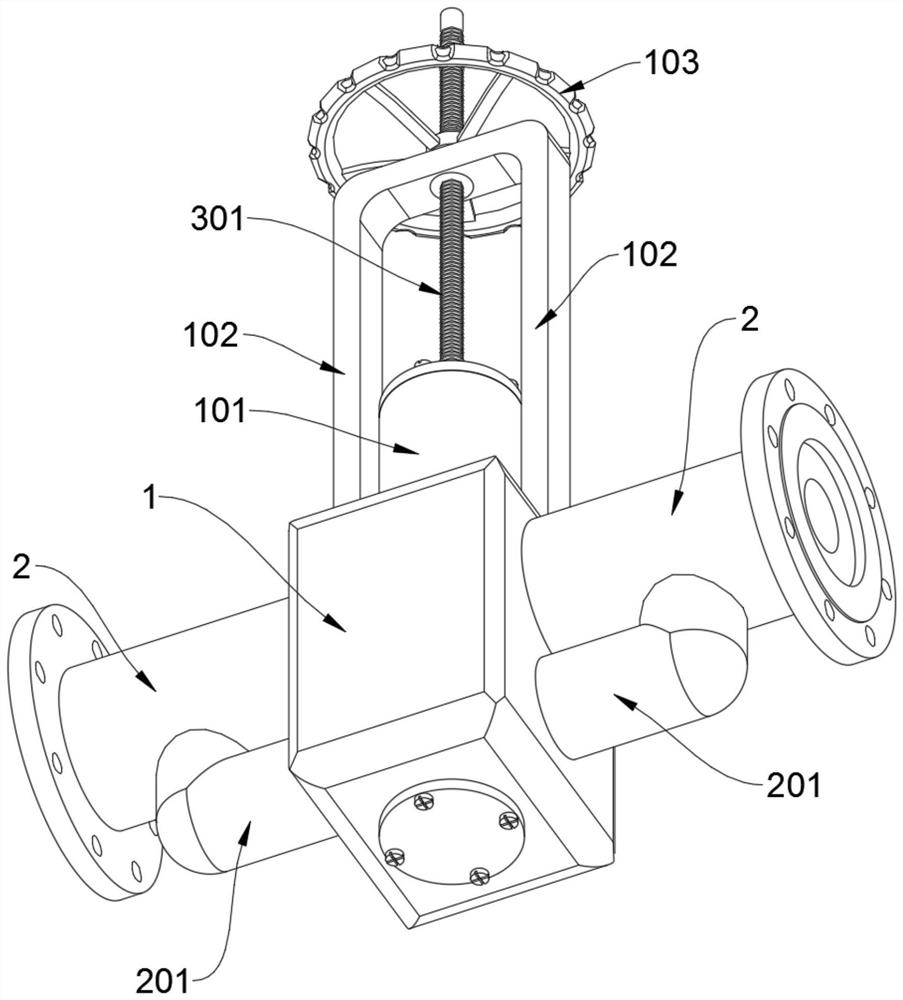 A kind of water supply valve with double-layer intercommunication of ceramic closure element