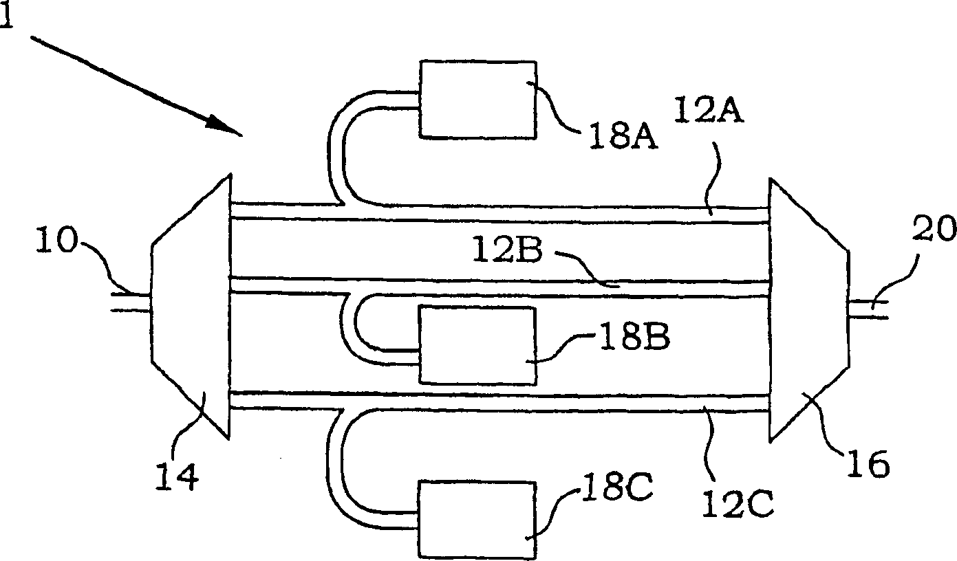 Contingous wavve pumped parallel fiber optical parametric amplifier