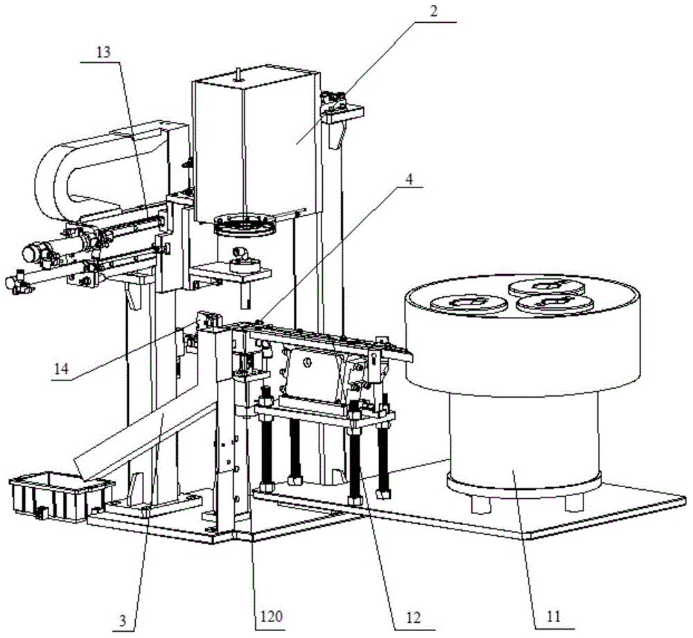 Lock cylinder cover cap riveting device and riveting method thereof