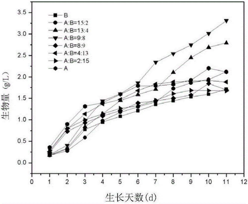 Method for harvesting dunaliella salina by using waste spirulina culture liquid