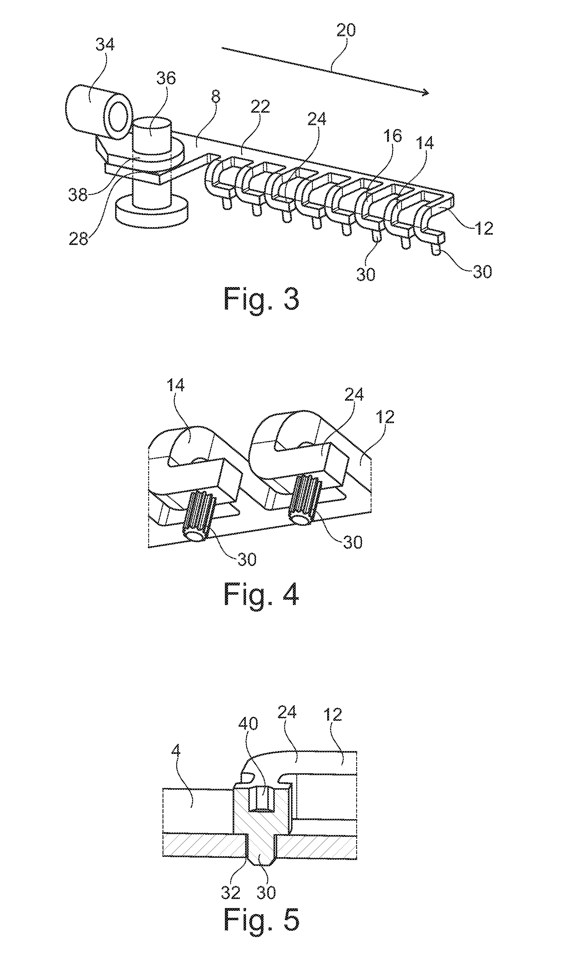 High-current electrical circuit having a circuit board and a busbar