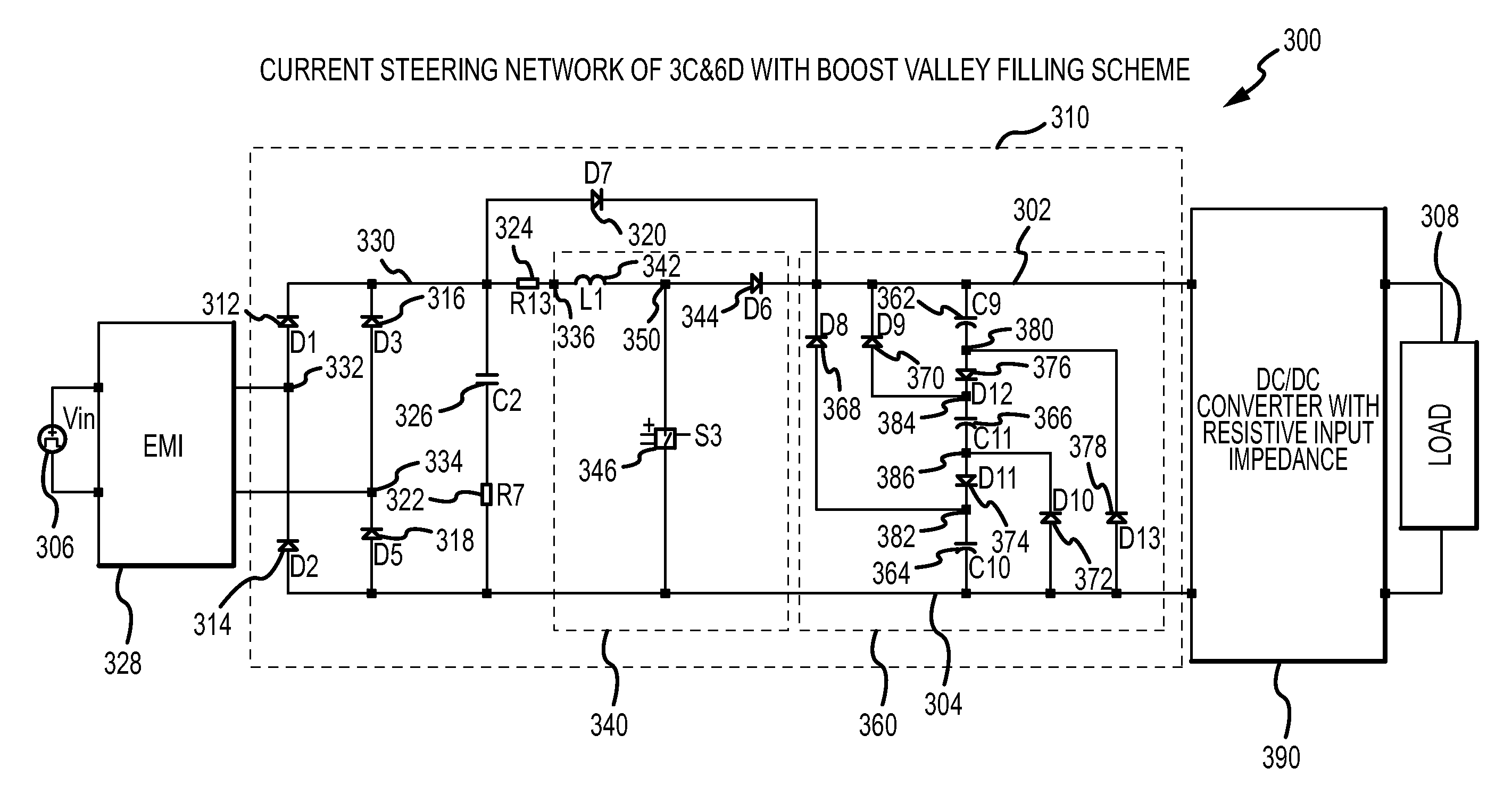 AC to DC converter with power factor correction