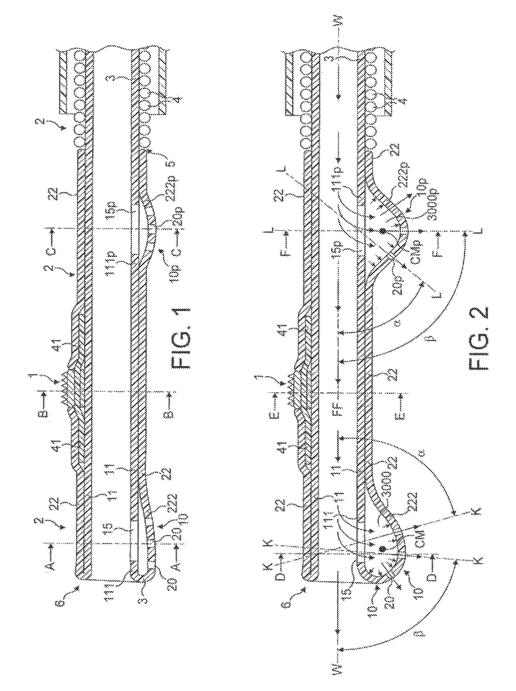 Rotational device with inflatable support elements and torque transmitting membrane