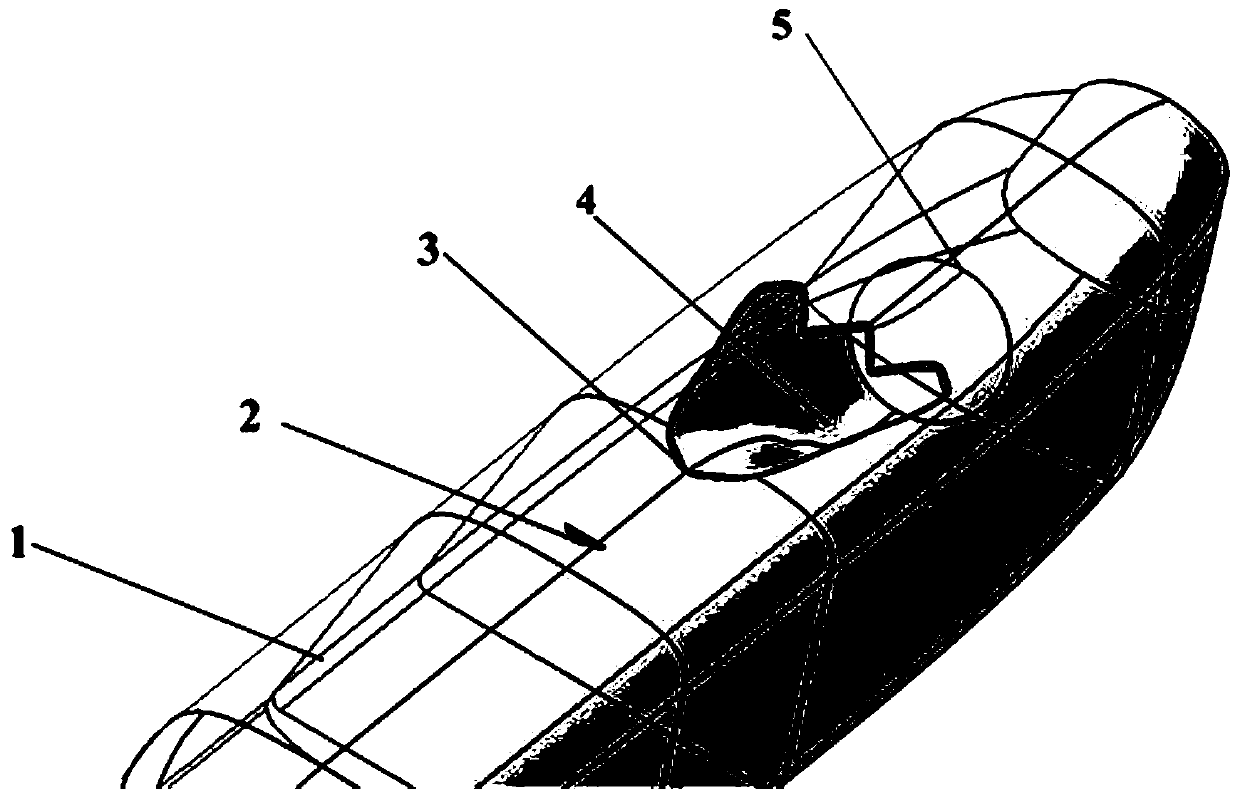 Swirling flow air inlet embedded type air inlet, a working mode thereof and an aircraft