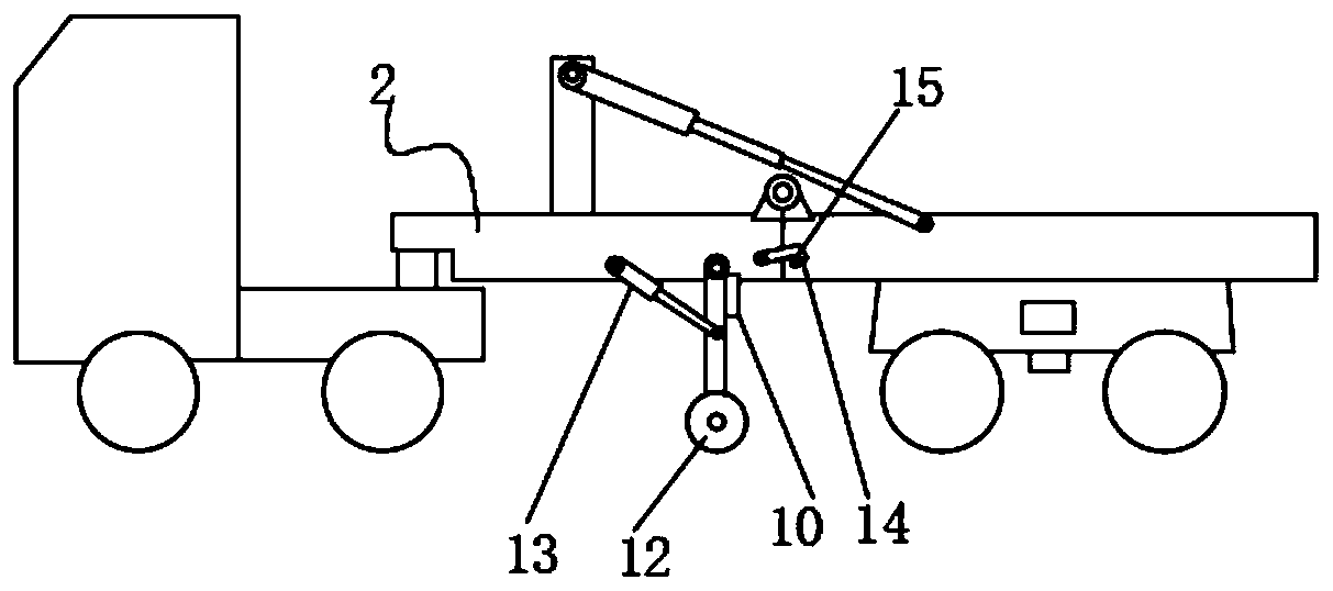 Novel semitrailer frame