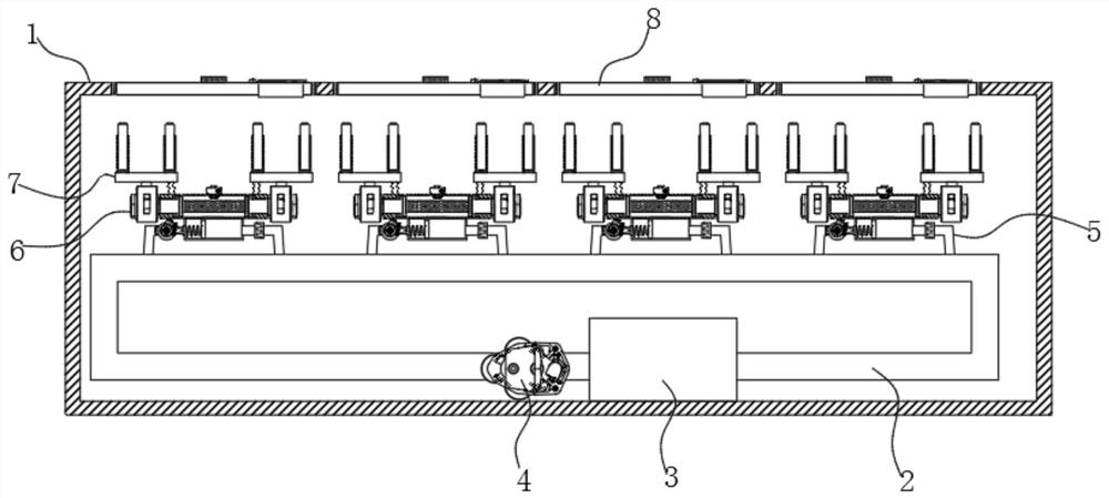 A detection reagent storage device for detecting braf gene mutation