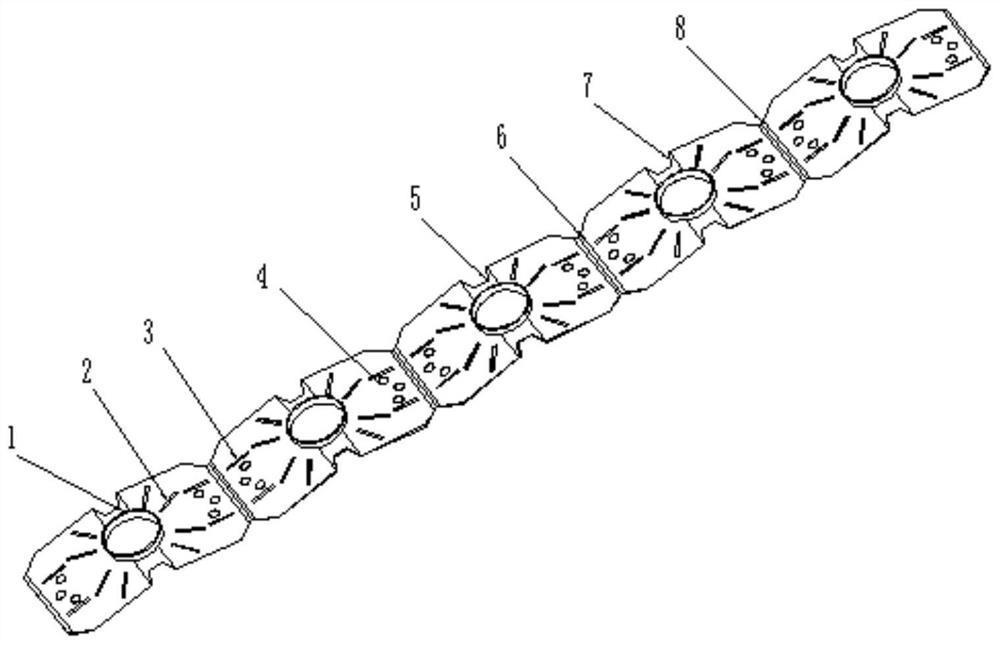 Heat exchange fin, heat exchanger and air conditioner