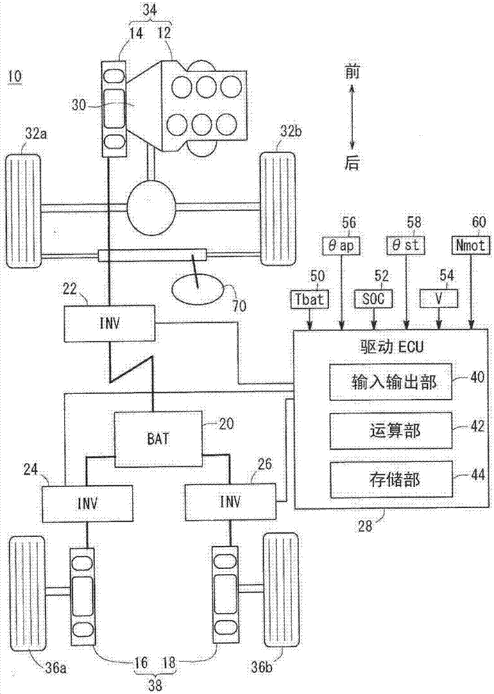 Vehicle and vehicle control method