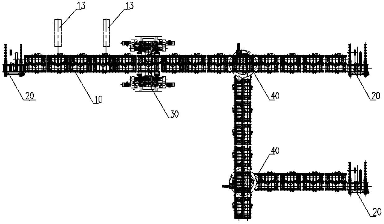 Steel coil conveying system