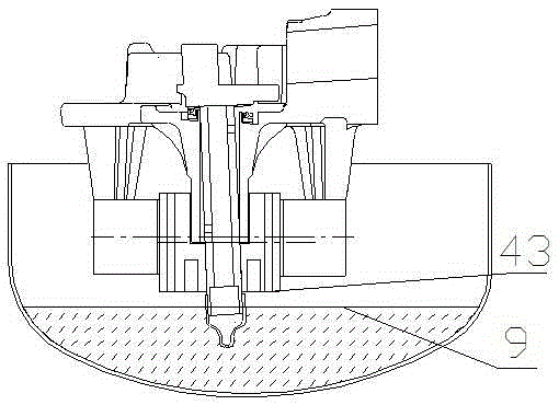 Method for eliminating friction pair of refrigerator inverter compressor by adopting magnetic bearing