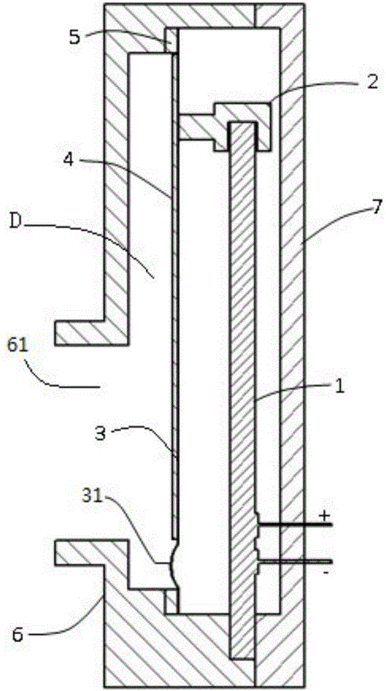 Sound production structure unit, earphone including sound production structure unit and sound production driving method