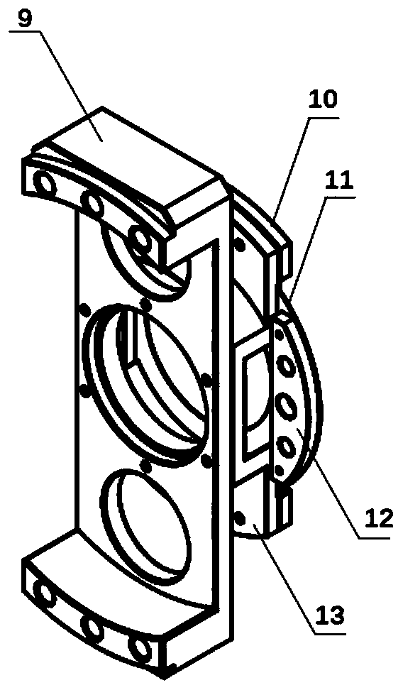 Structure for input fixing of RV reducer comprehensive performance test equipment