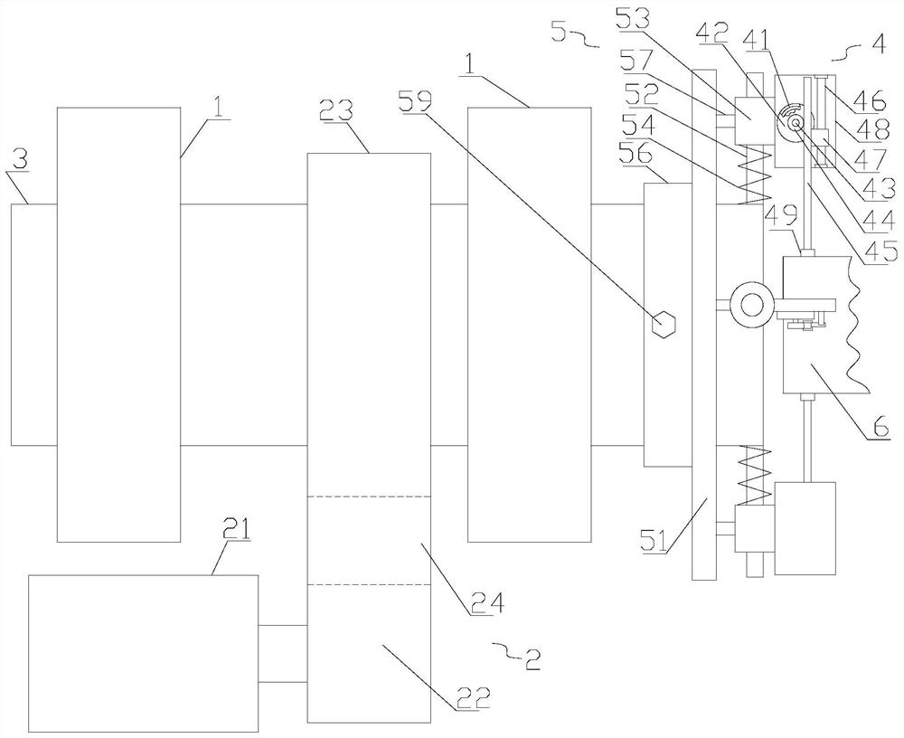 Grinding device for steel pipe surface derusting device with good grinding uniformity