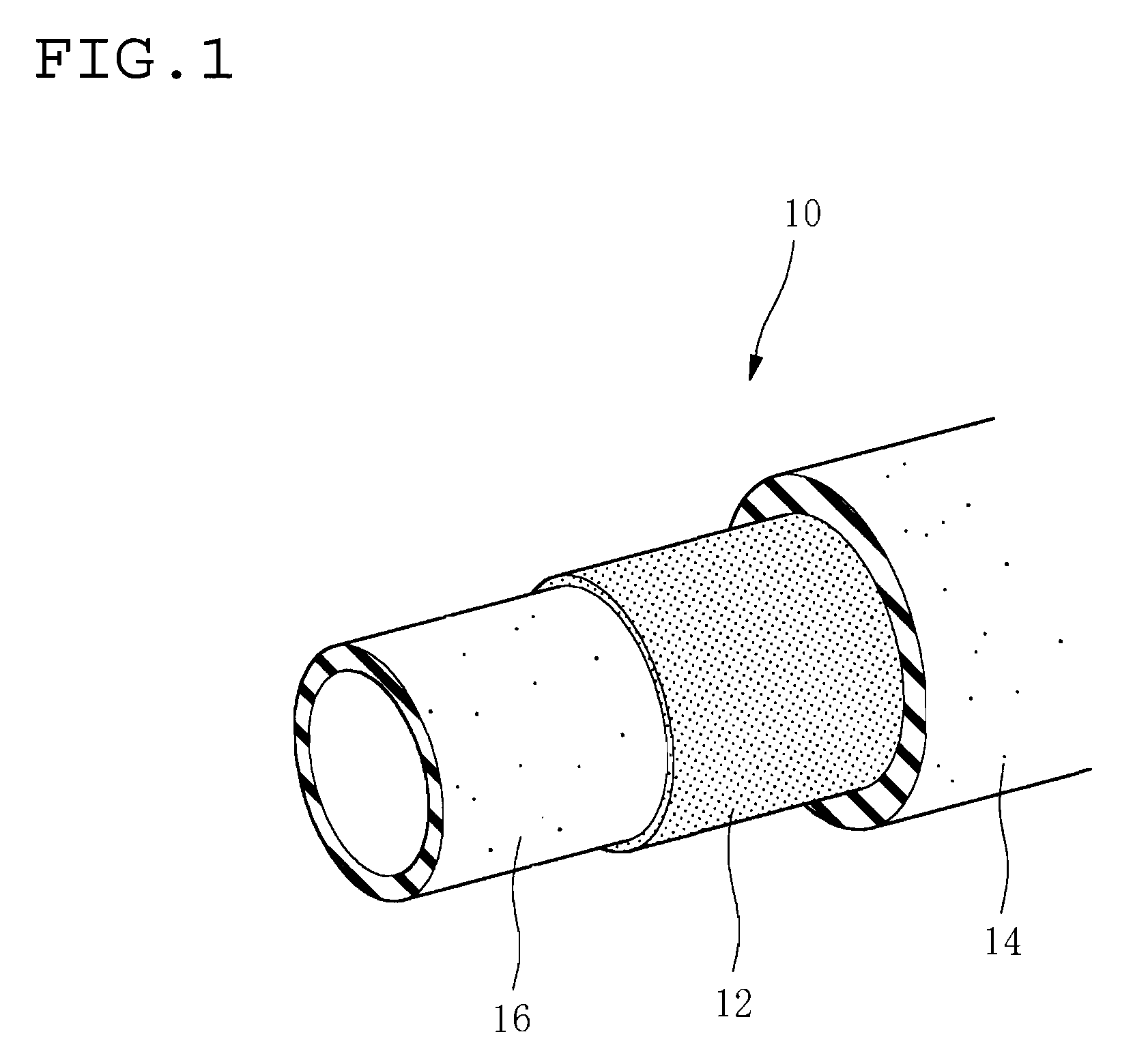 Resin Composite Hose of Curved Shape and Method for Producing the Same