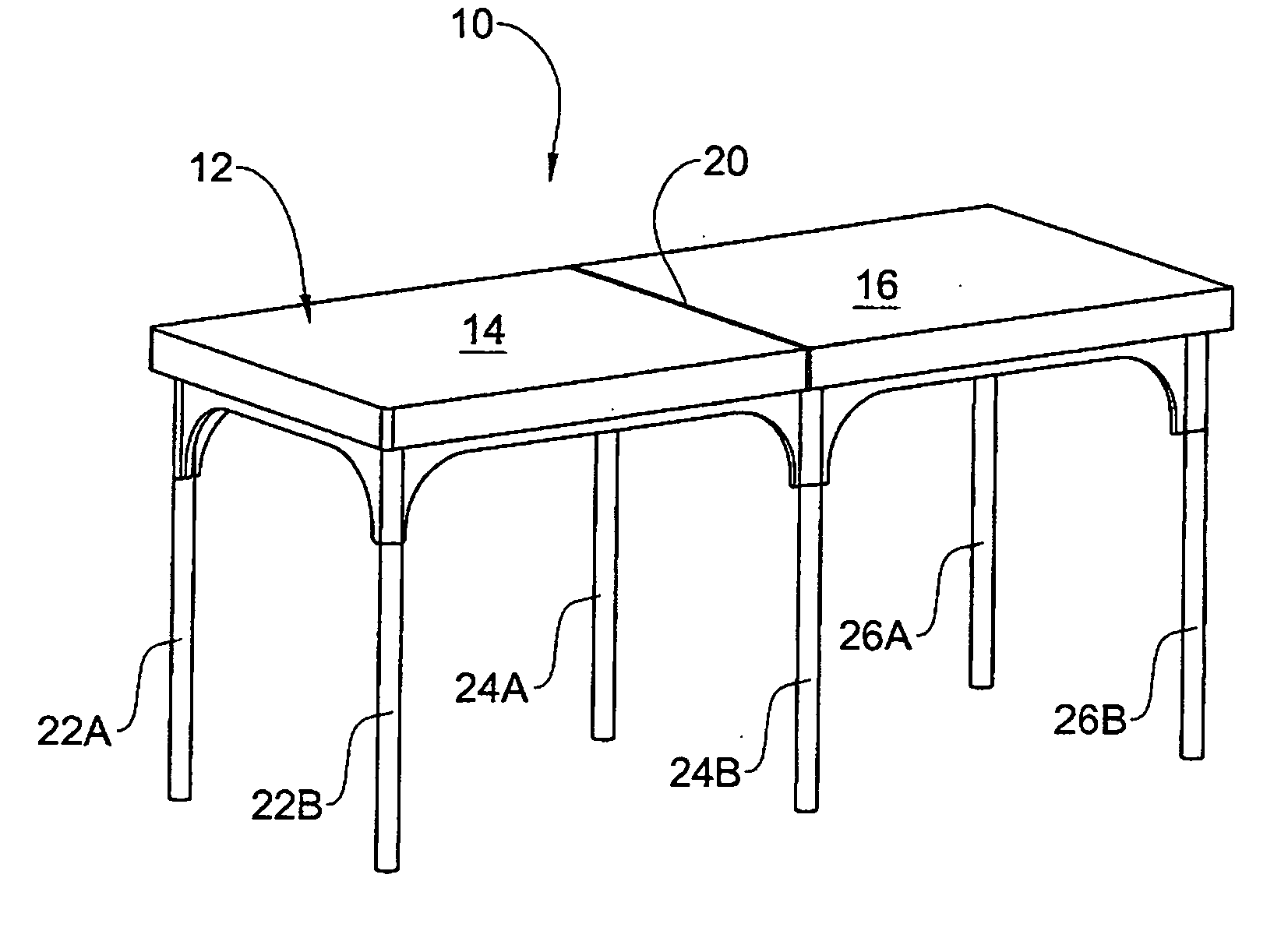 Table and bench set