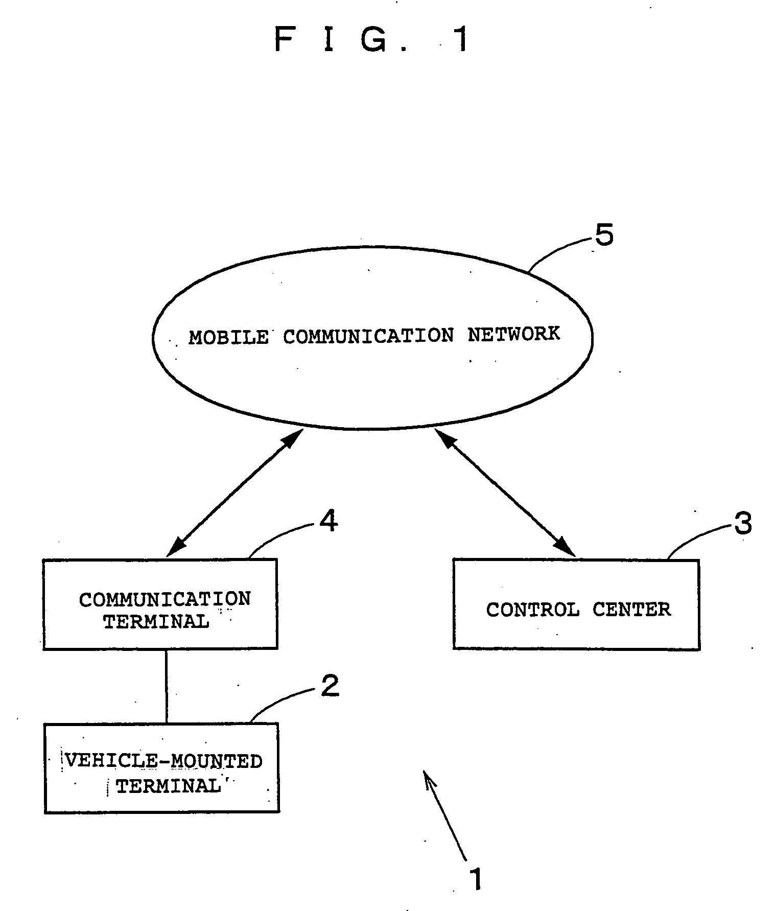 Vehicle-mounted information indication device and vehicle information communication system using the same