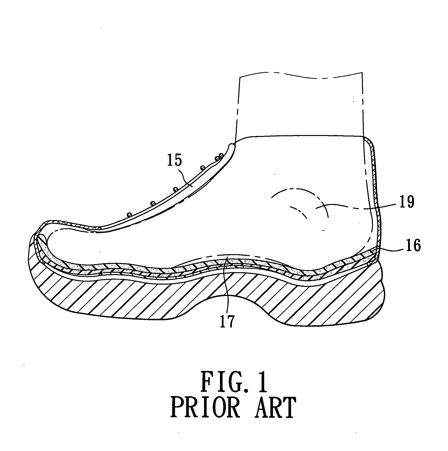 Shoe having a protective wrap