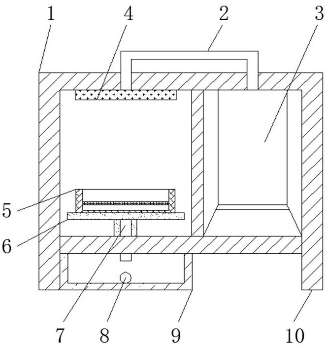 Microwave thawing device