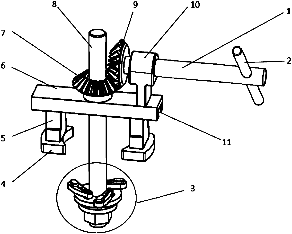 Disassembling and assembling tool for camshaft bush of diesel engine