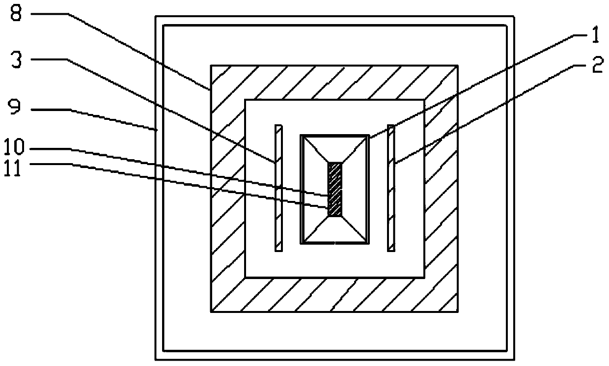 Growing apparatus and method for Ti sapphire crystal