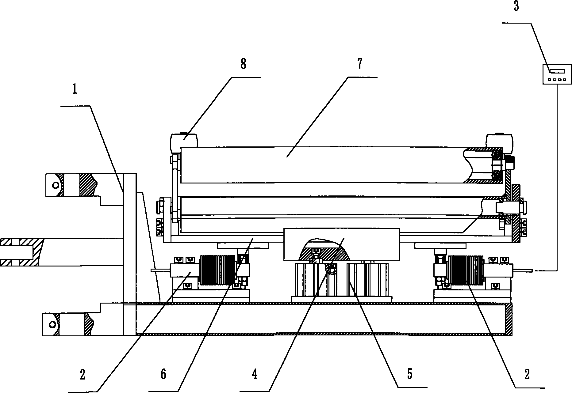 Tire removing apparatus for realization of on-line weighing measurement and method used by same