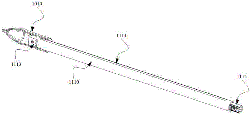 A catheter handle used for an implant conveying system