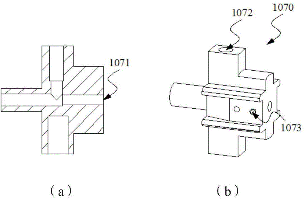 A catheter handle used for an implant conveying system