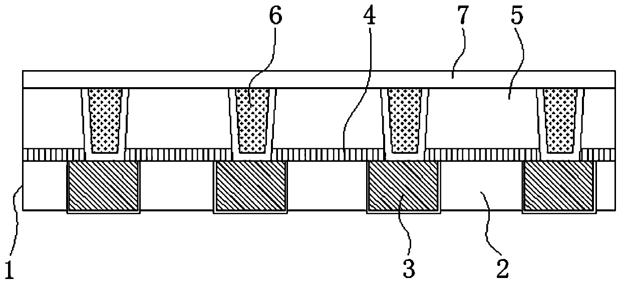 Method for preparing magnetic tunnel junction unit array