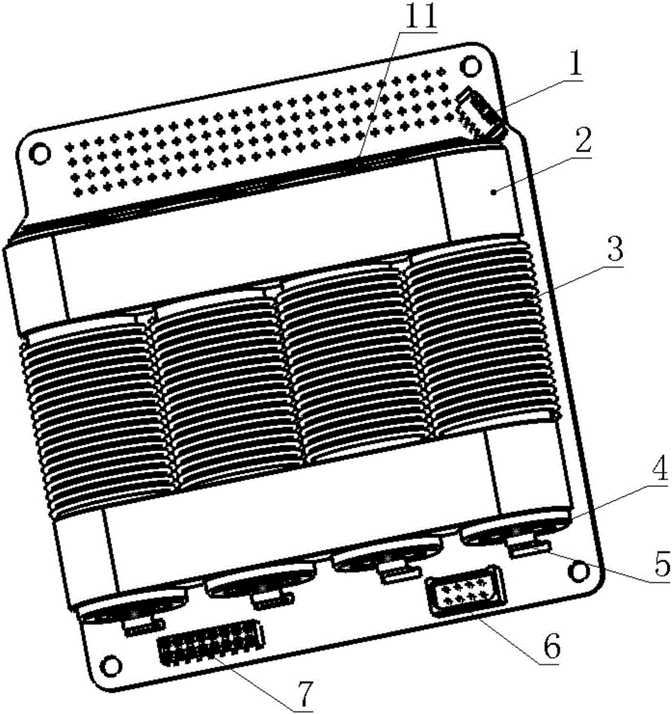 Storage battery used for double-unit CubeSat